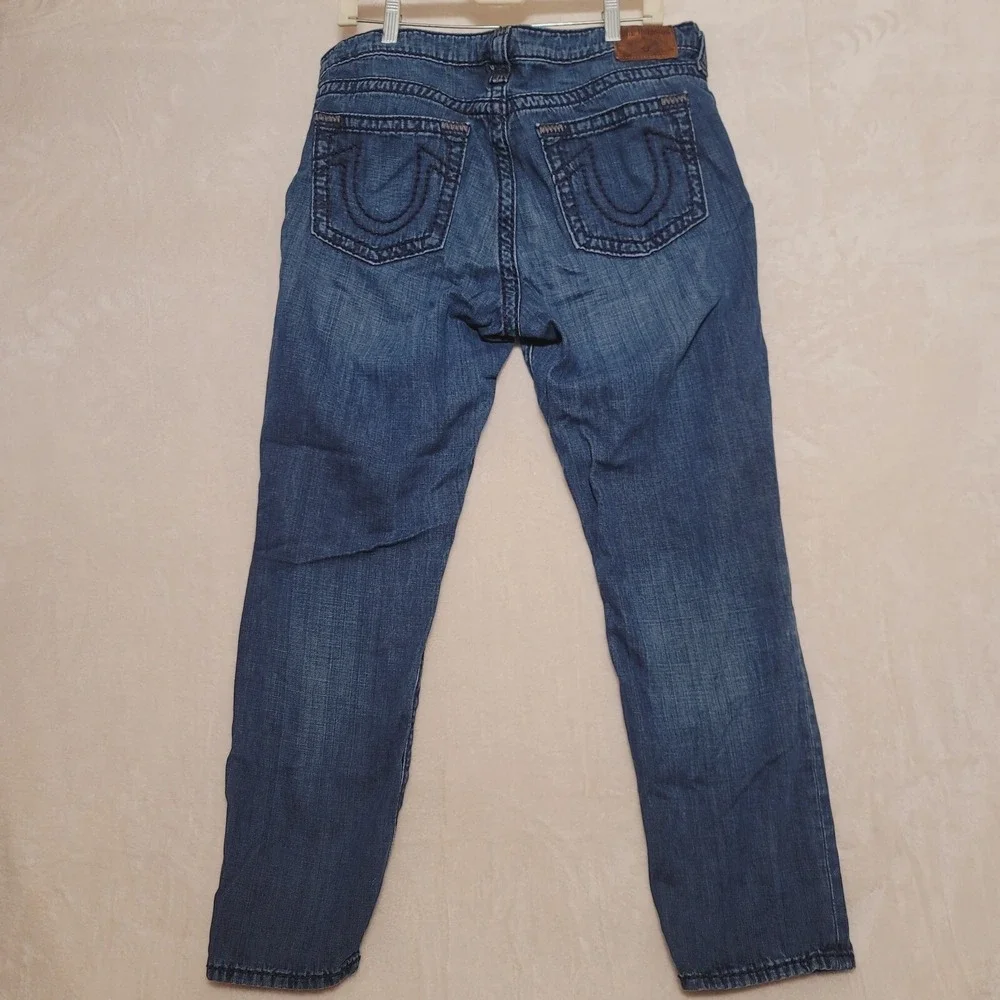 True Religion women's Jeans Size 33 Cameron slim boyfriend